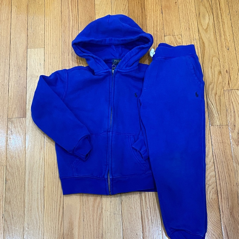 Polo by Ralph Lauren Kids Royal Blue Jogger Set